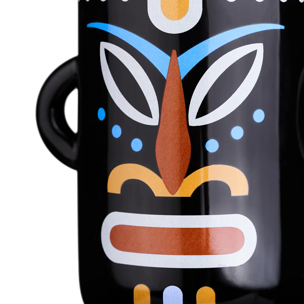 Стакан для зубных щеток Moroshka Bantu керамика цвет черный STLM-2155078 - Вид №5