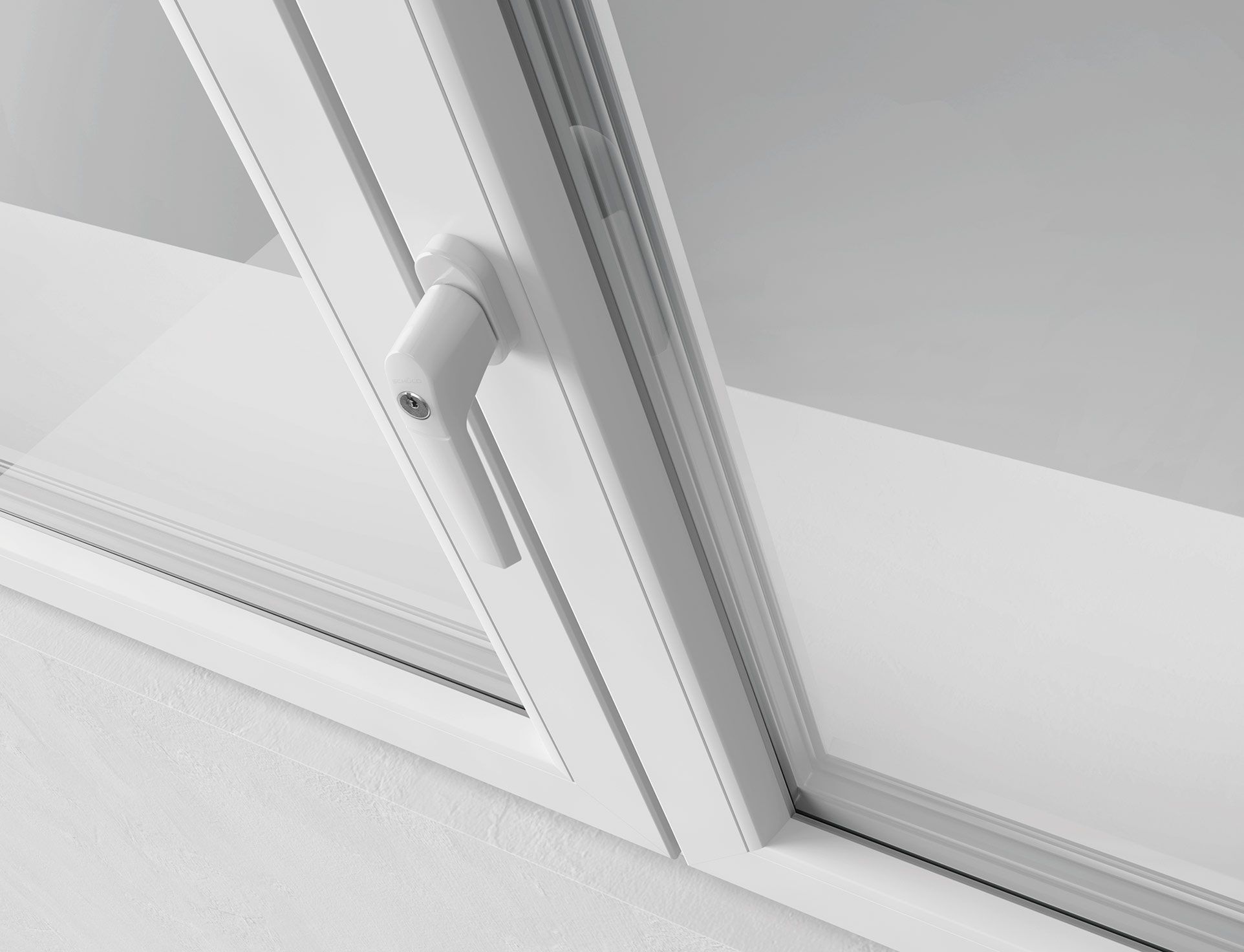 Алюминиевое и ПВХ створчатое окно D&V Serramenti URANO ARCH-00089787 - Вид №4