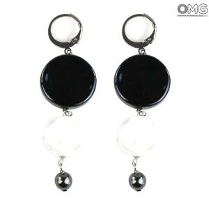 3939 ORIGINALMURANOGLASS Серьги-подвески Карамелька - Коллекция Antica Murrina - муранское стекло OMG 6 см