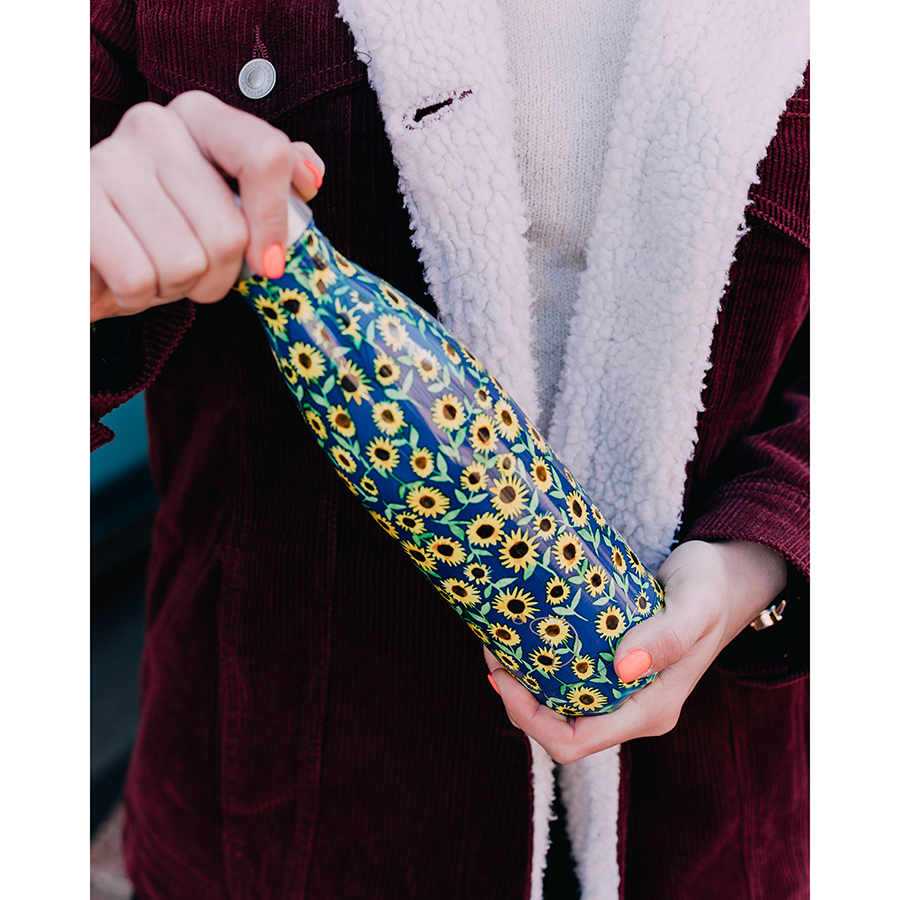 B500FLSUN Термос floral, sunflower, 500 мл Chilly's Bottles  - Вид №4