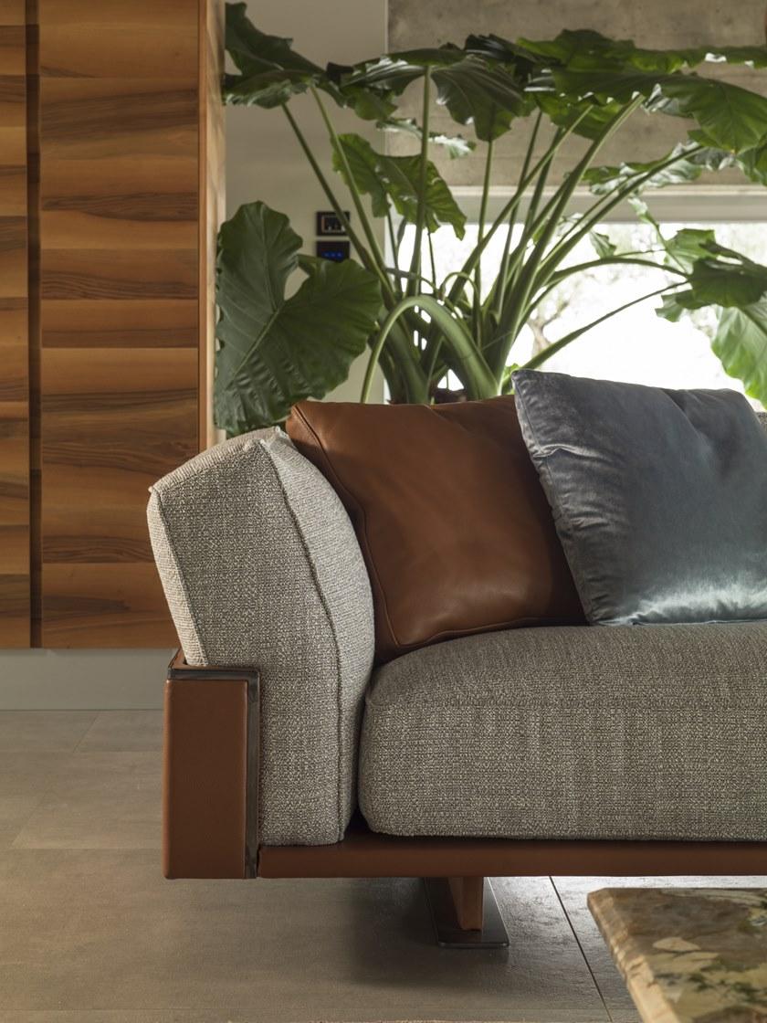 Longhi Модульный угловой диван из ткани с полкой для журналов Loveluxe 2019 – rhythm collection W 542 - Вид №3