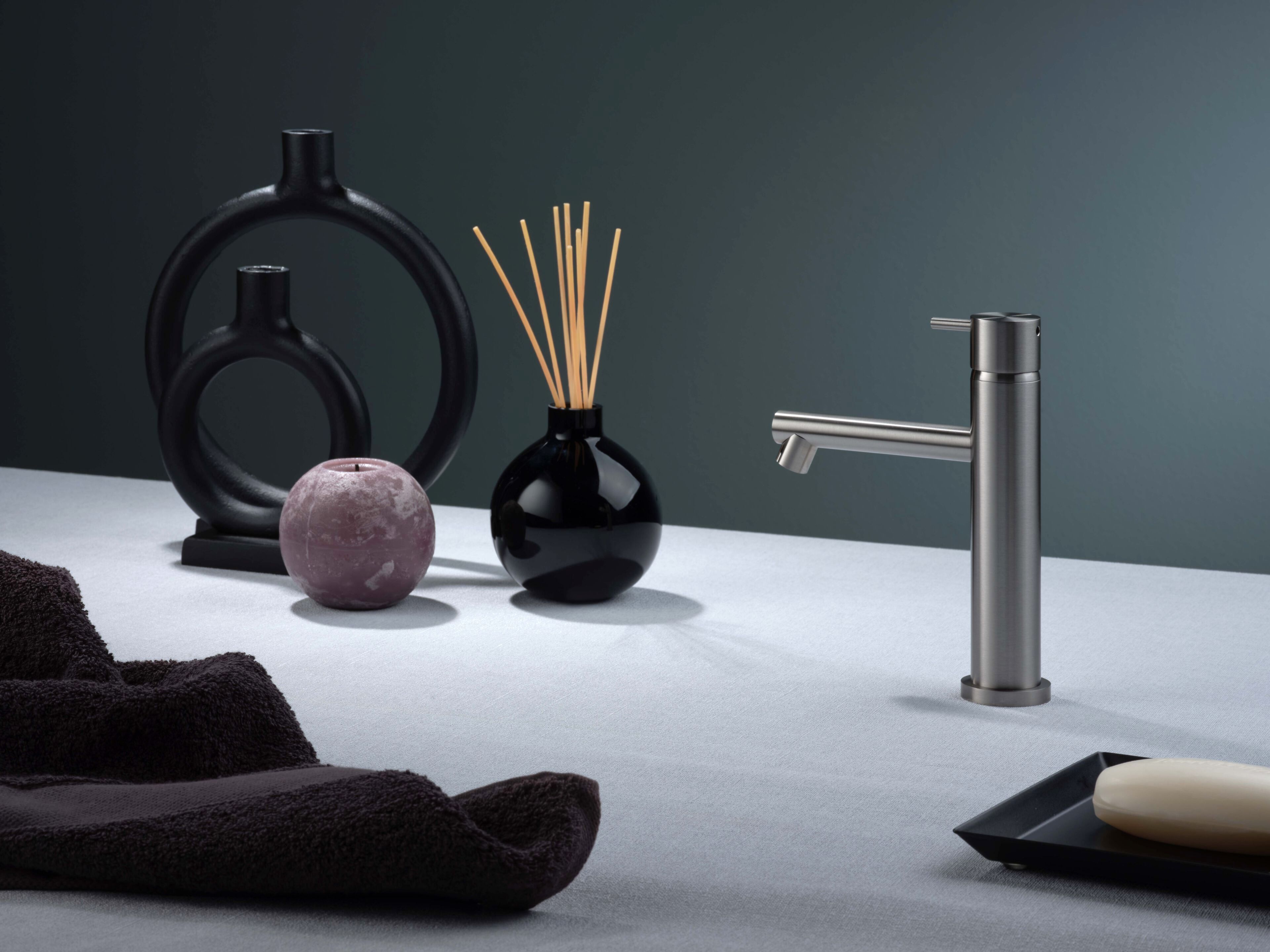 Смеситель для раковины из нержавеющей стали Ritmonio Diametro35 Inox ARCH-00115671 - Вид №1