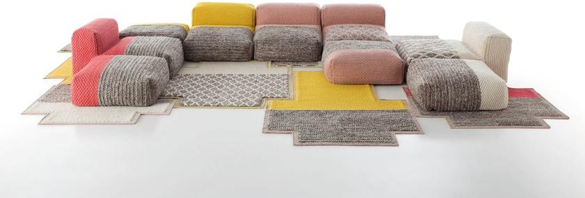 GAN Прямоугольная подушка из шерсти Mangas spaces sun-id-1426162 - Вид №4