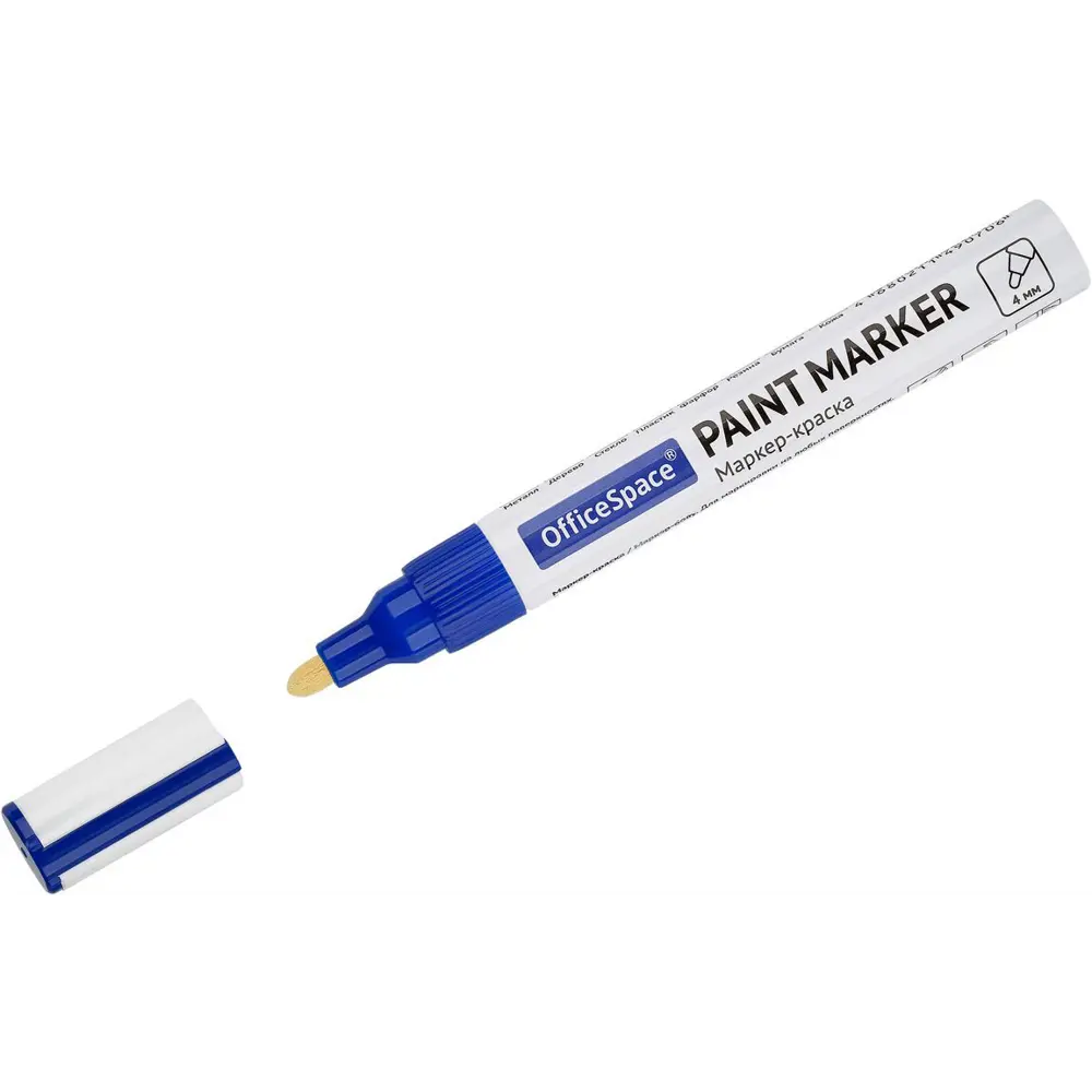 Маркер-краска OFFICE SPACE синий для профессиональной разметки 89387340 STLM-1493244