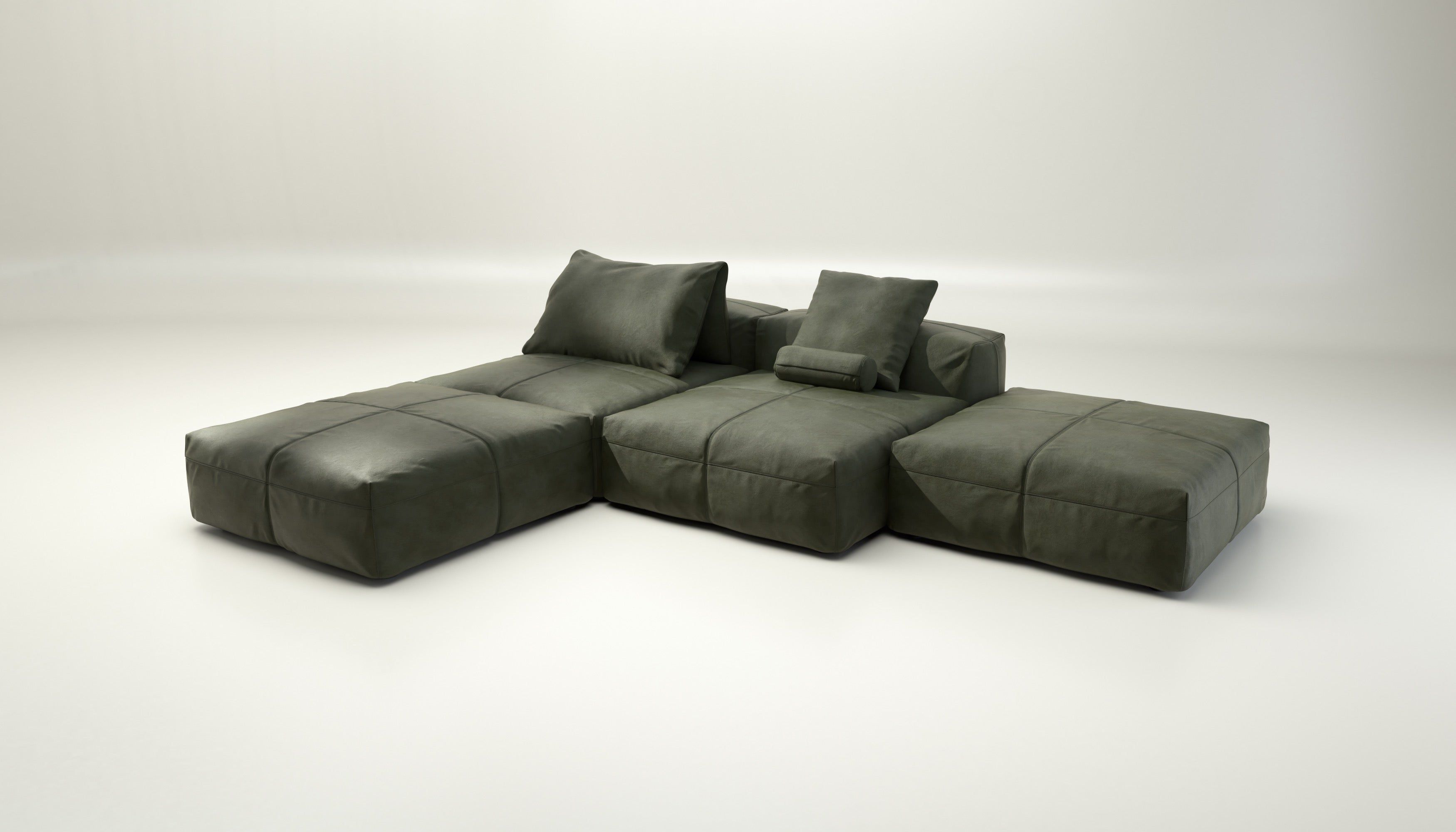 Кожаный модульный диван vetsak Leather ARCH-00066627 - Вид №8