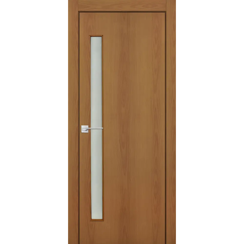 Комплект двери со стеклом 60x200 см финиш бумага цвет орех с добором 100 мм ПРИНЦИП STLM-2038498