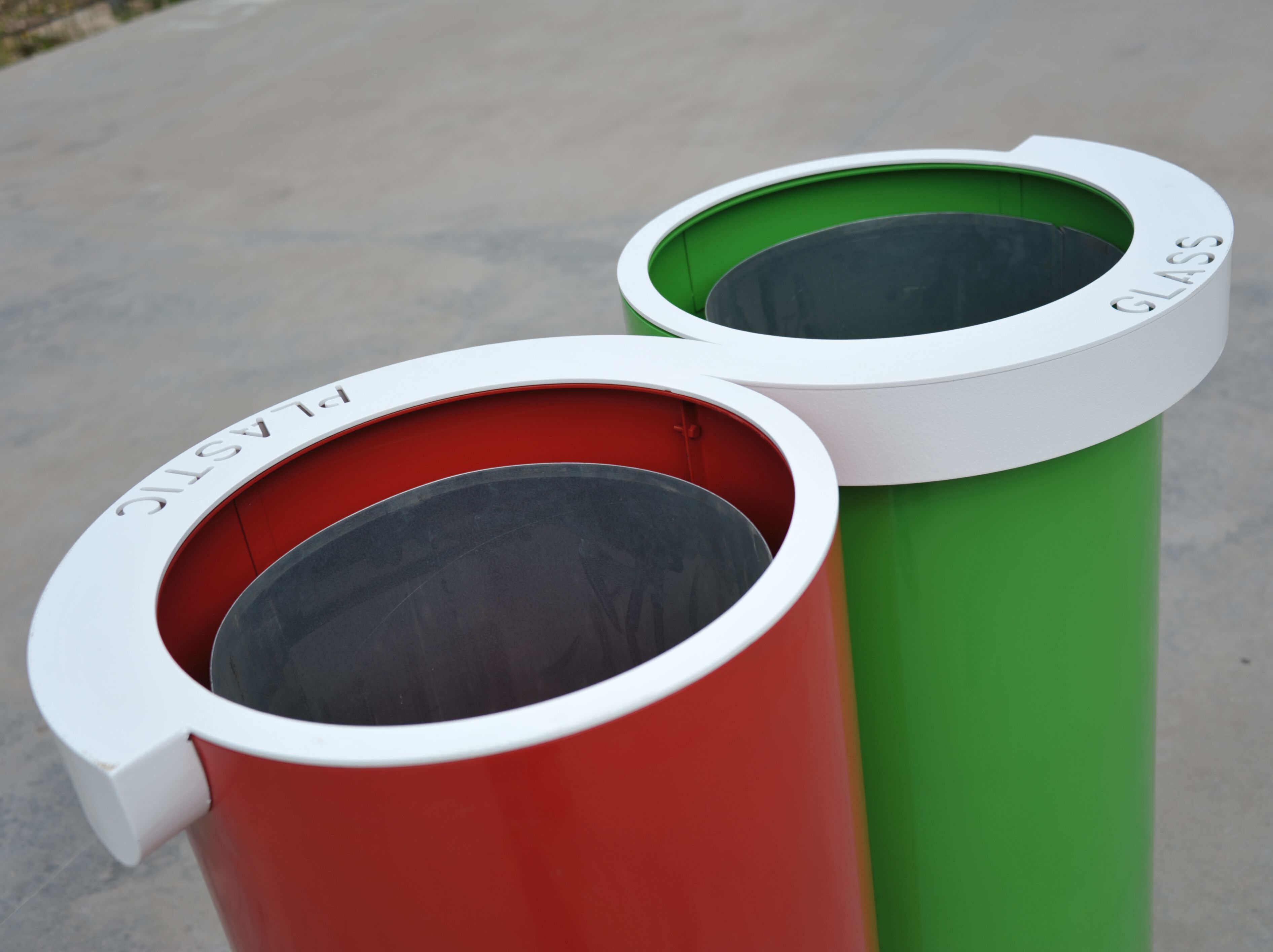 Оцинкованная стальная мусорная корзина для мусора Viscio Urban Design ESSE-O ARCH-00037209 - Вид №2