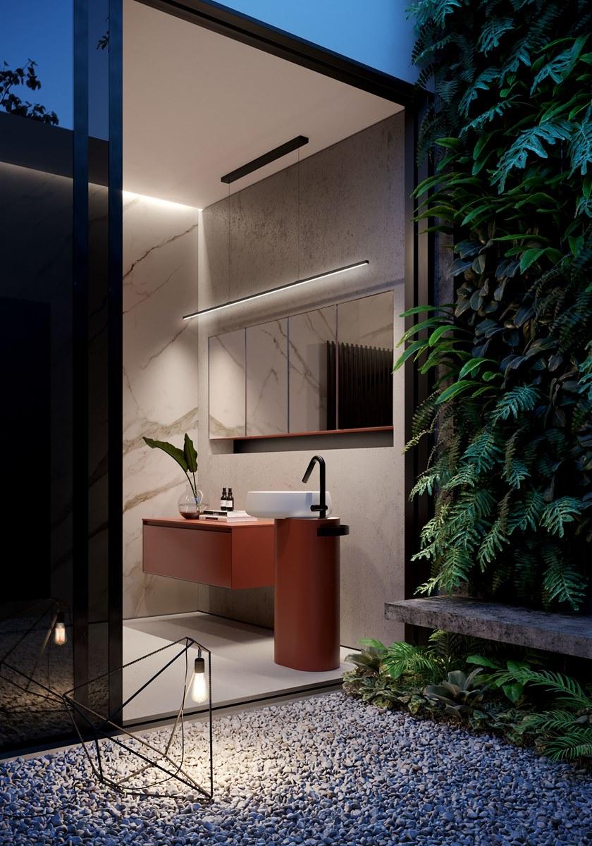 Ideagroup Lavabo отдельно стоящий из cristalplant® Cubik sun-id-1483040 - Вид №2