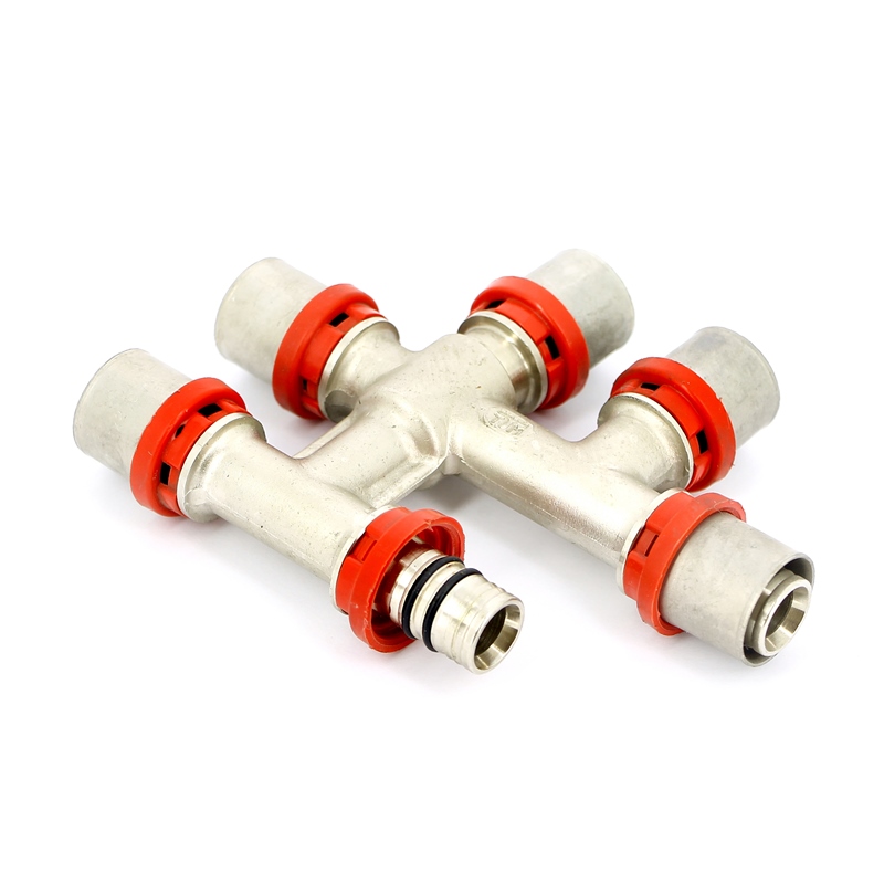 Узел распределительный пресс сдвоенный TIEMME 20x20x20 1650174 - Вид №2