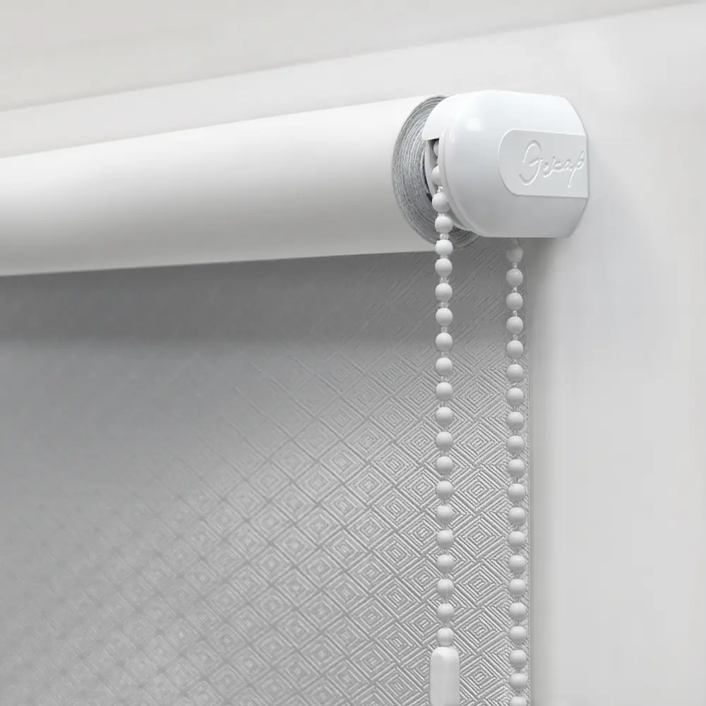 Штора рулонная блэкаут Ромб 120x175 см серая ЭСКАР STLM-2171573 - Вид №1