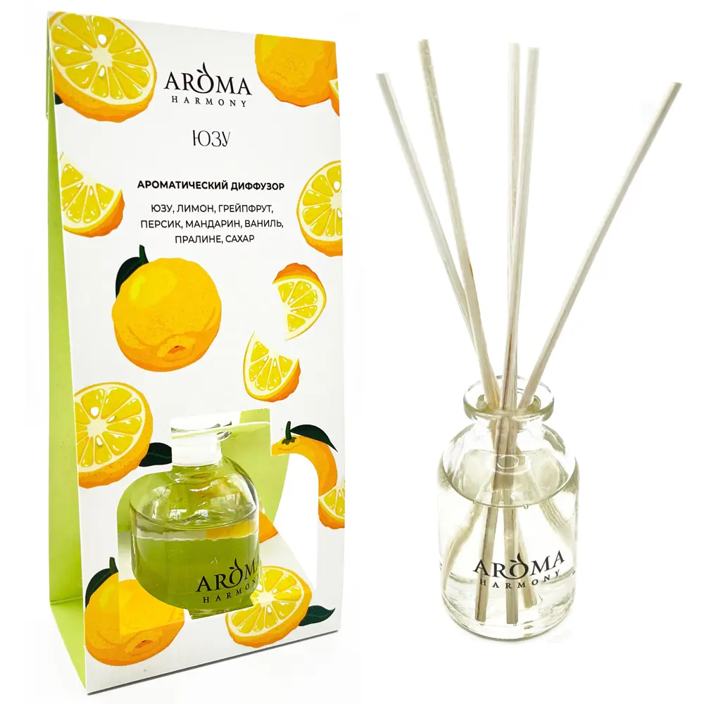 Ароматический диффузор Aroma Harmony Юзу 30 мл 89387514 STLM-2102091  - Вид №1