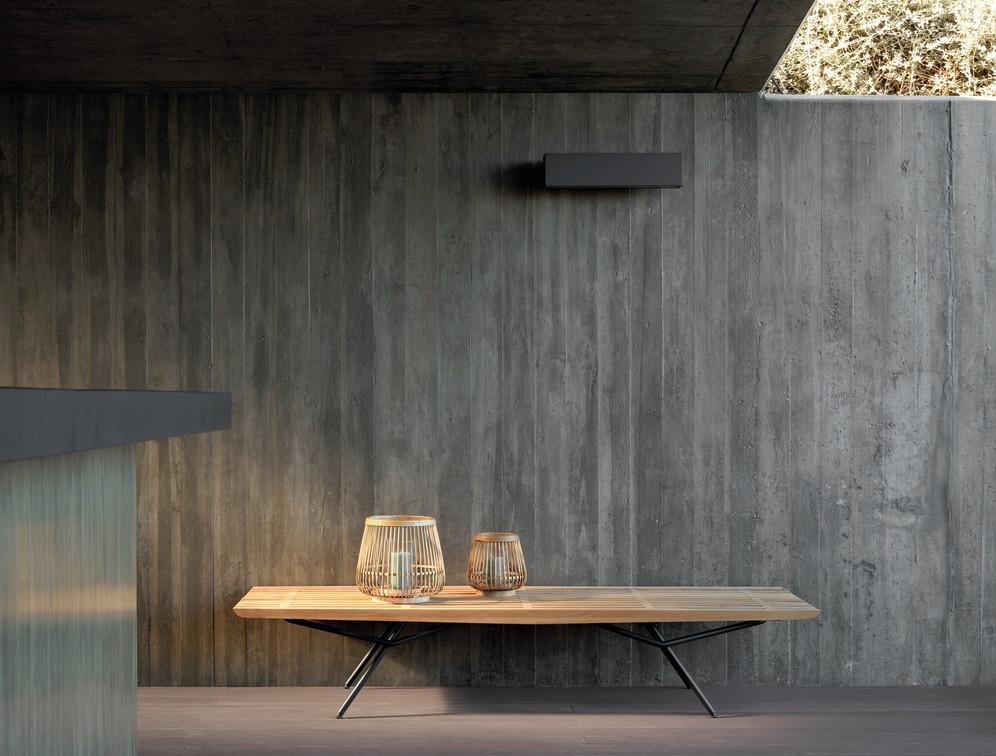 MNST88 Скамейка лава iroko 130 Manutti San - Вид №8