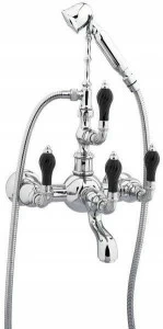 Bronces Mestre Настенный смеситель для ванны с ручным душем Artica with porcelain 035516.nsl.50