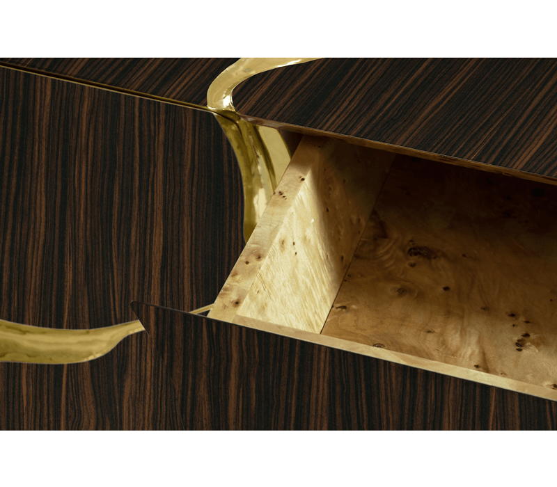 0-183 Буфет Lapiaz из черного дерева Boca Do Lobo  - Вид №10