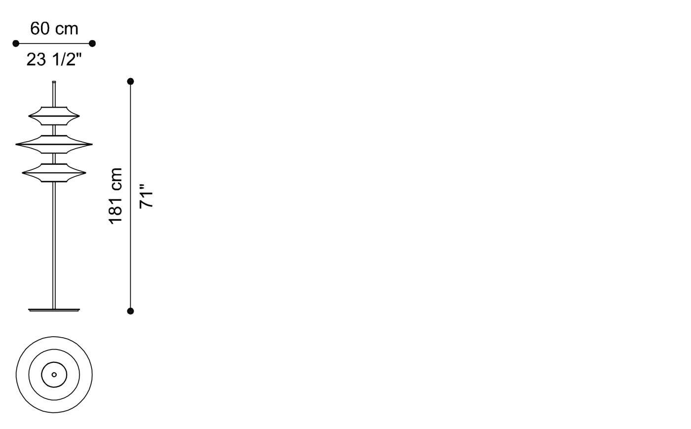 Светодиодный напольный светильник из полиэстера ETRO Home Interiors Silence ARCH-00023693 - Вид №2