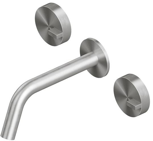 Quadrodesign Смеситель для раковины из нержавеющей стали настенный Q sun-id-1367273 - Вид №1