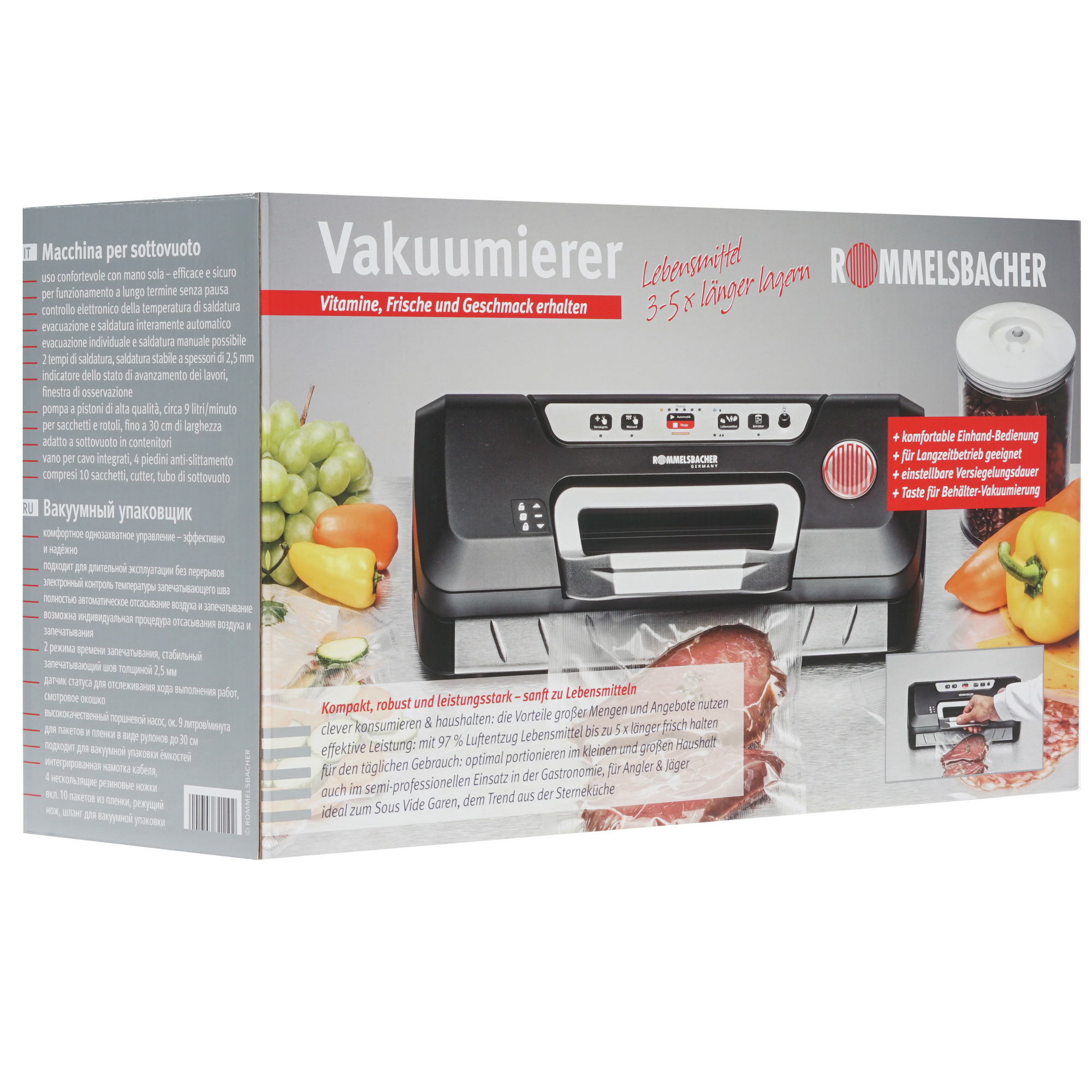 8137058 Вакуумный упаковщик Rommelsbacher VAC 285 STDN-0042680 - Вид №7