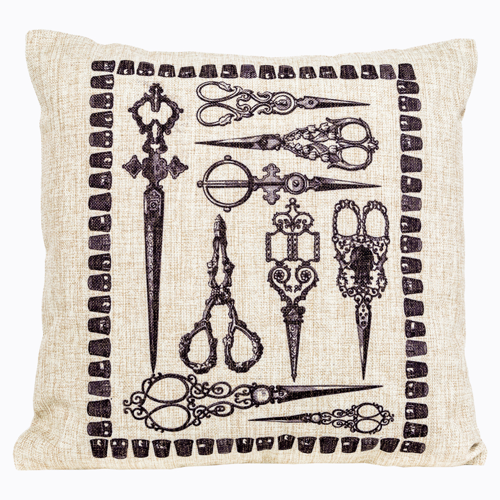 2718845 Интерьерная подушка «Старинная гравюра», версия 5 Object Desire 