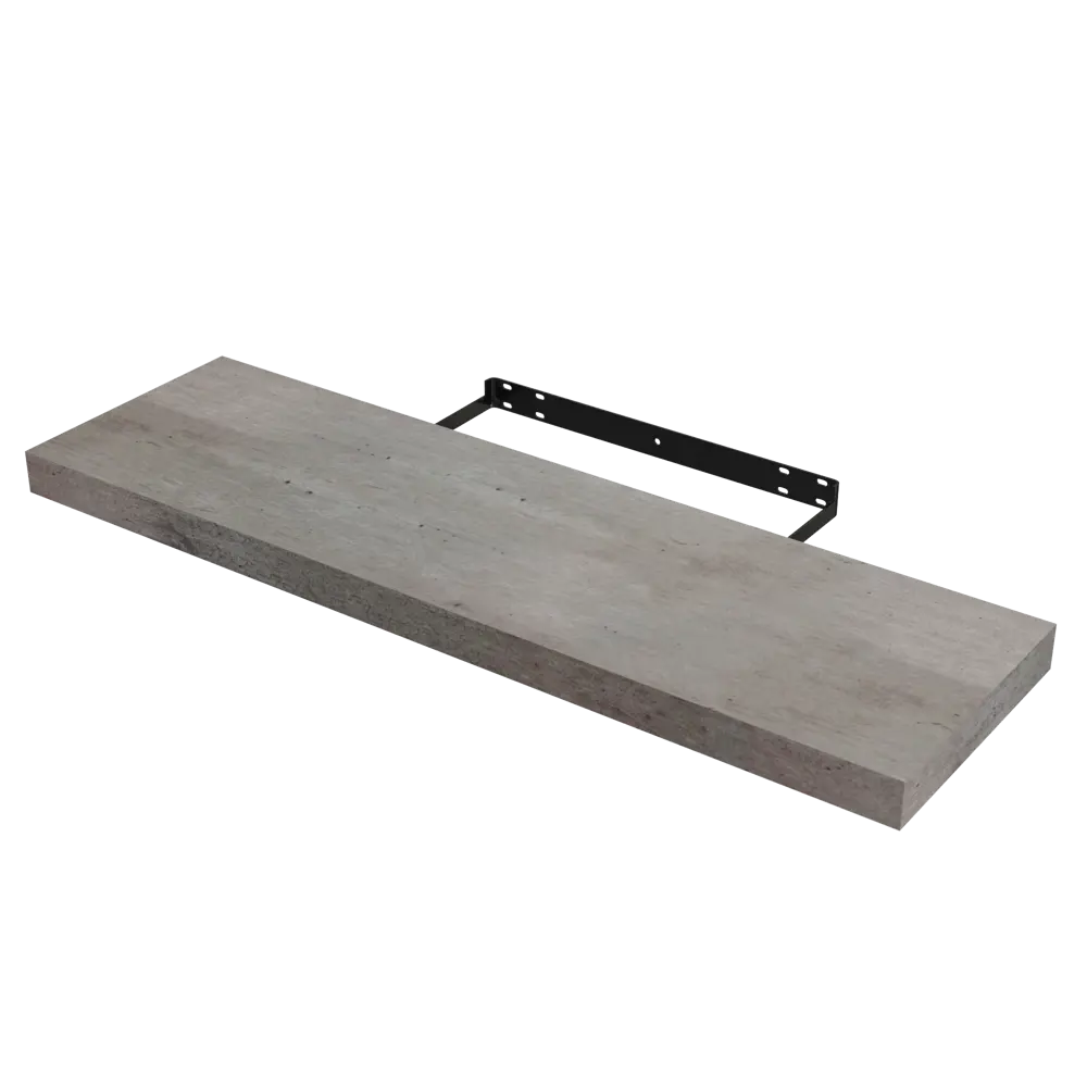 Полка настенная Spaceo Concrete 80x23.5 см МДФ цвет бетон 82877509 STLM-2177009  - Вид №2