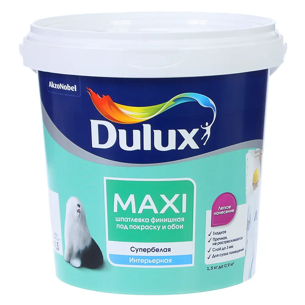 Финишная шпатлевка Dulux для идеально гладких стен 81950492 STLM-0014703