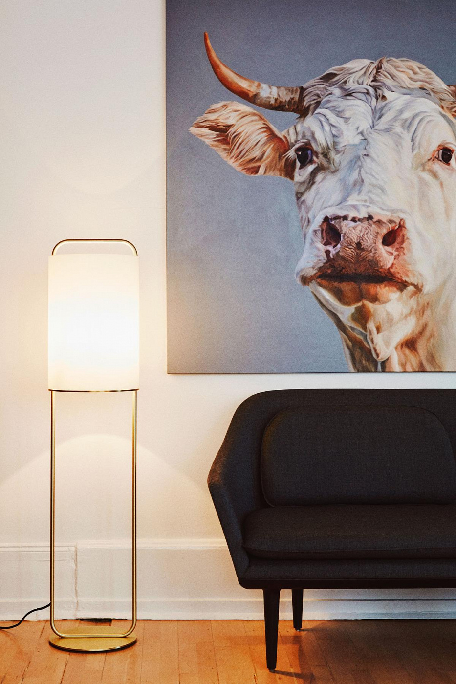 089630 Торшер P золотой/графит Parachilna Alistair Santreyd - Вид №3