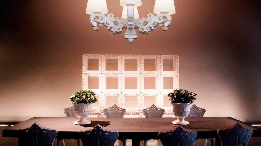 SLIDE Модульный книжный шкаф-разделитель из полиэтилена Design of love sun-id-1397262 - Вид №2