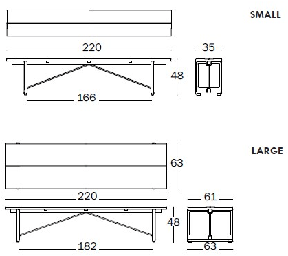 Magis Скамейка из массива дерева и чугуна Brut sun-id-1475973 - Вид №3