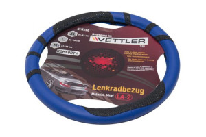 16284418 Оплетка на руль KOMFORT M 37-38 см, 2108-15, винил, Голубой MLA2blue VETTLER