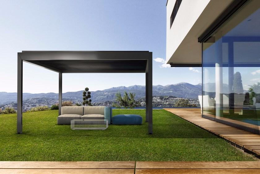 KE Outdoor Design Самонесущая пергола из алюминия с регулируемыми жалюзи Kedry sun-id-1407054 - Вид №1