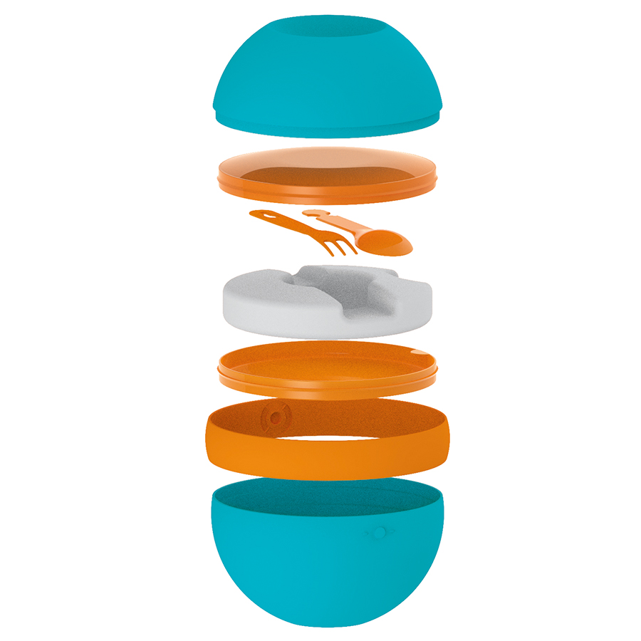 Ланч-бокс Zero Chilled для салатов бирюзовый Guzzini 100101166 - Вид №2