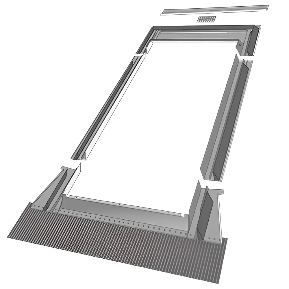 Оклад для окна Fakro EZV для FTP (CH) 94x140 см коричневый STLM-2120531