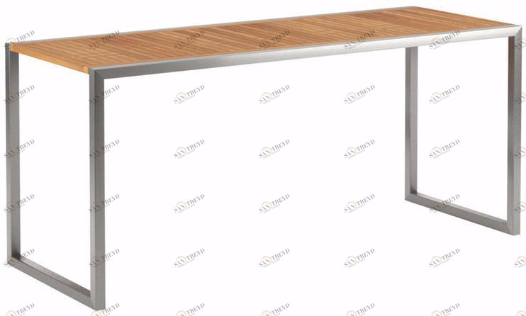 Royal Botania Прямоугольный высокий садовый стол из тика Ninix sun-id-1502693