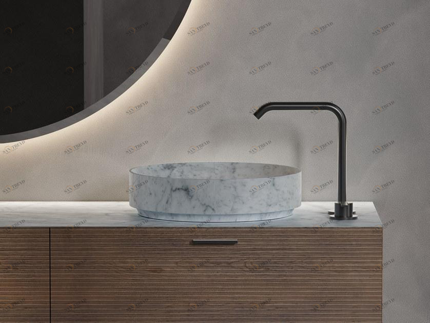 Накладная раковина на столешницу  овальная Inbani Arc sun-id-1405333