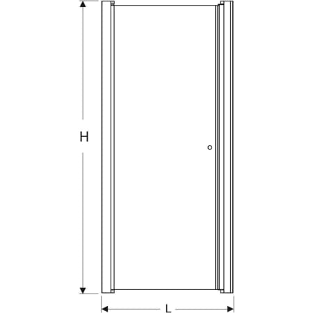500.955.00.5 Распашная дверь IDO Showerama 10-0 Geberit  - Вид №3