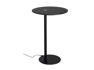 Круглый журнальный столик с USB-разъемом