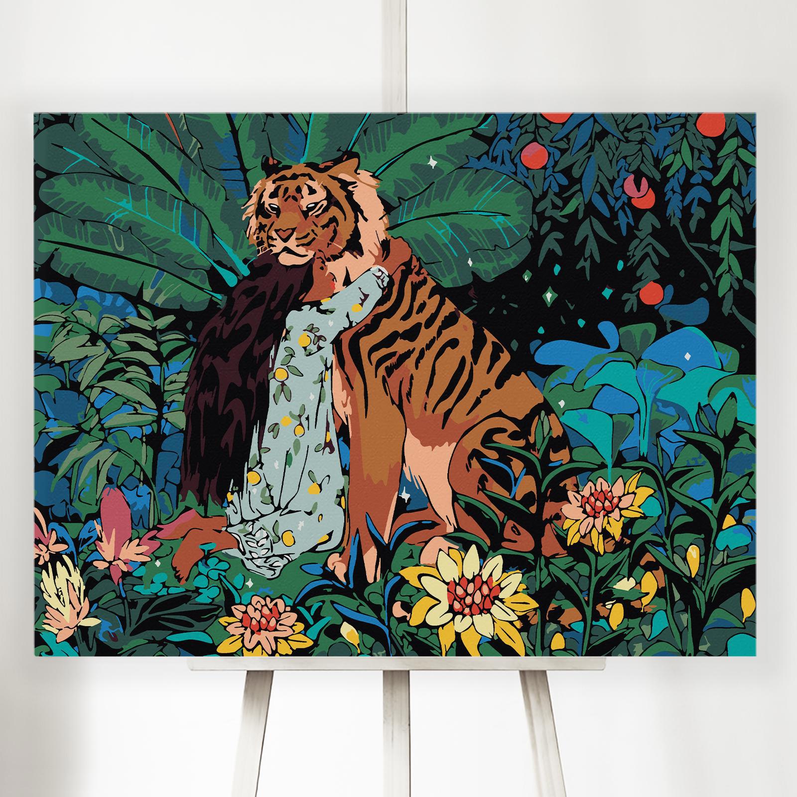 90280070 Картина по номерам Долгожданная Встреча - p54176 STLM-0165905 RED PANDA