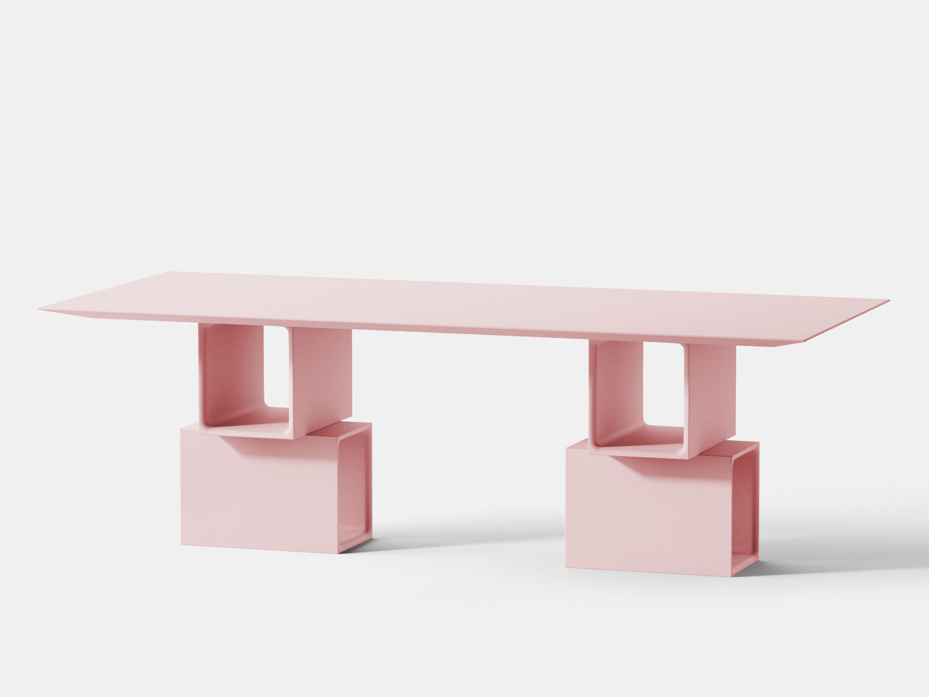 Прямоугольный бетонный стол PULKRA плакат ARCH-00071870