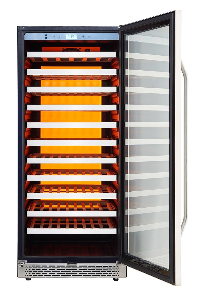 9189163 Винный шкаф Cavanova CV102-1TL серебристый STDN-0028242 - Вид №14