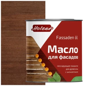 90407637 Масло для фасадов HOLZER MFASAD25Chok цвет шоколад 2.5 л STLM-0852957