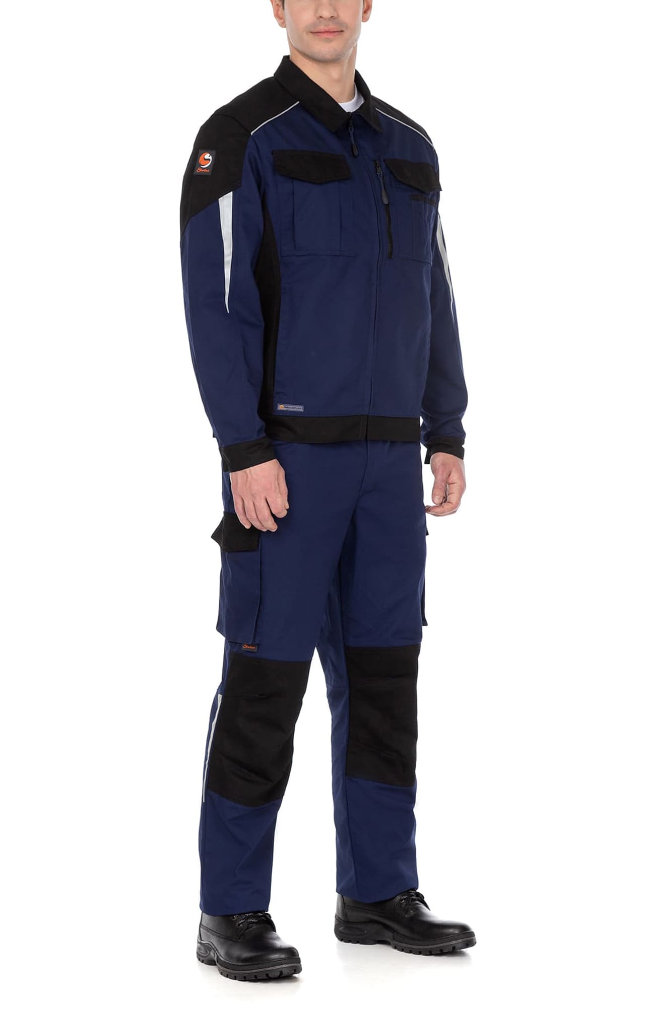 70049 Костюм  NEW темно-синий с черным STATUS  Летняя спецодежда  размер 60-62/182-188  - Вид №15