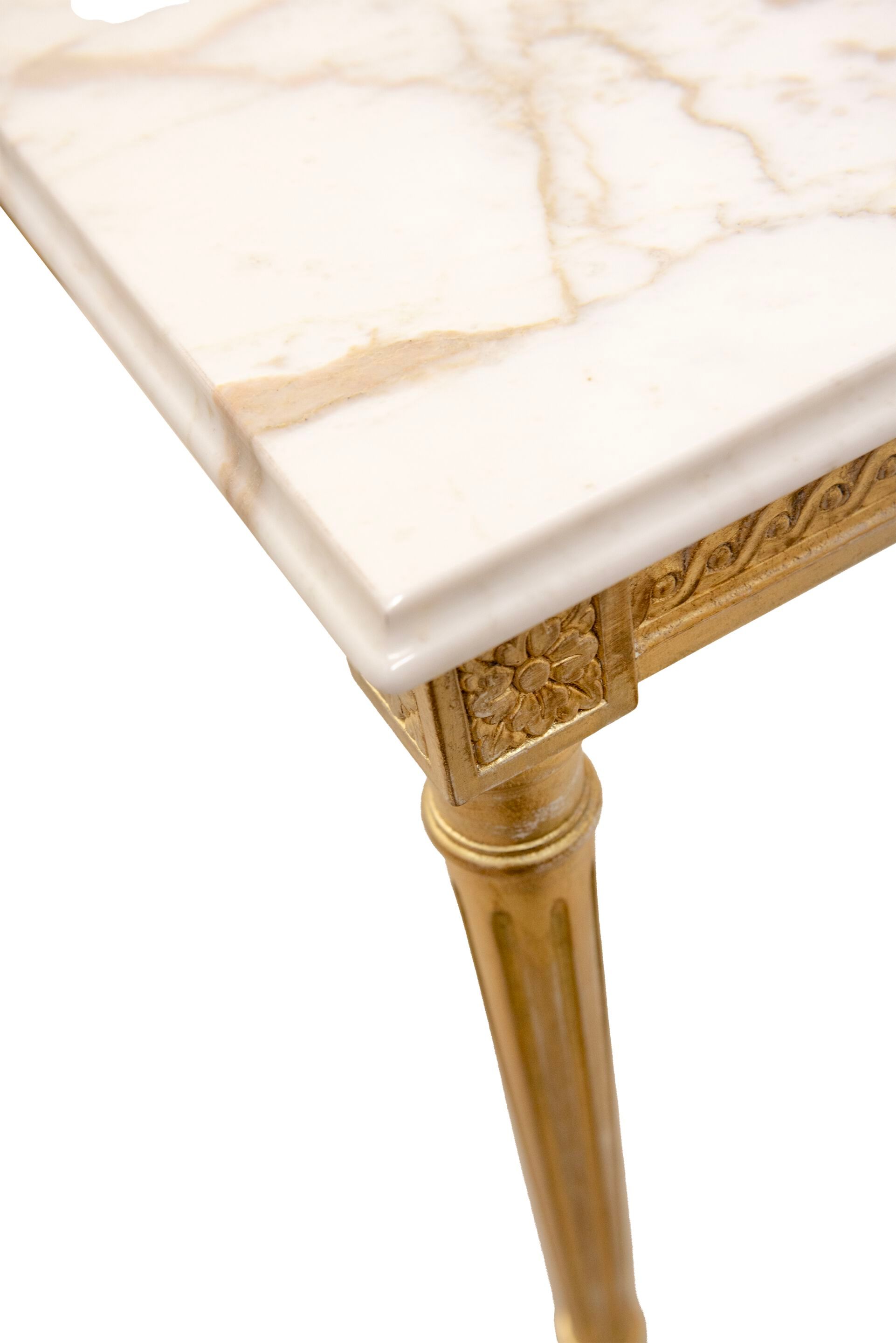 Мраморный квадратный журнальный столик Calacatta Oro Bellotti Ezio Essential Classic ARCH-00114757 - Вид №2