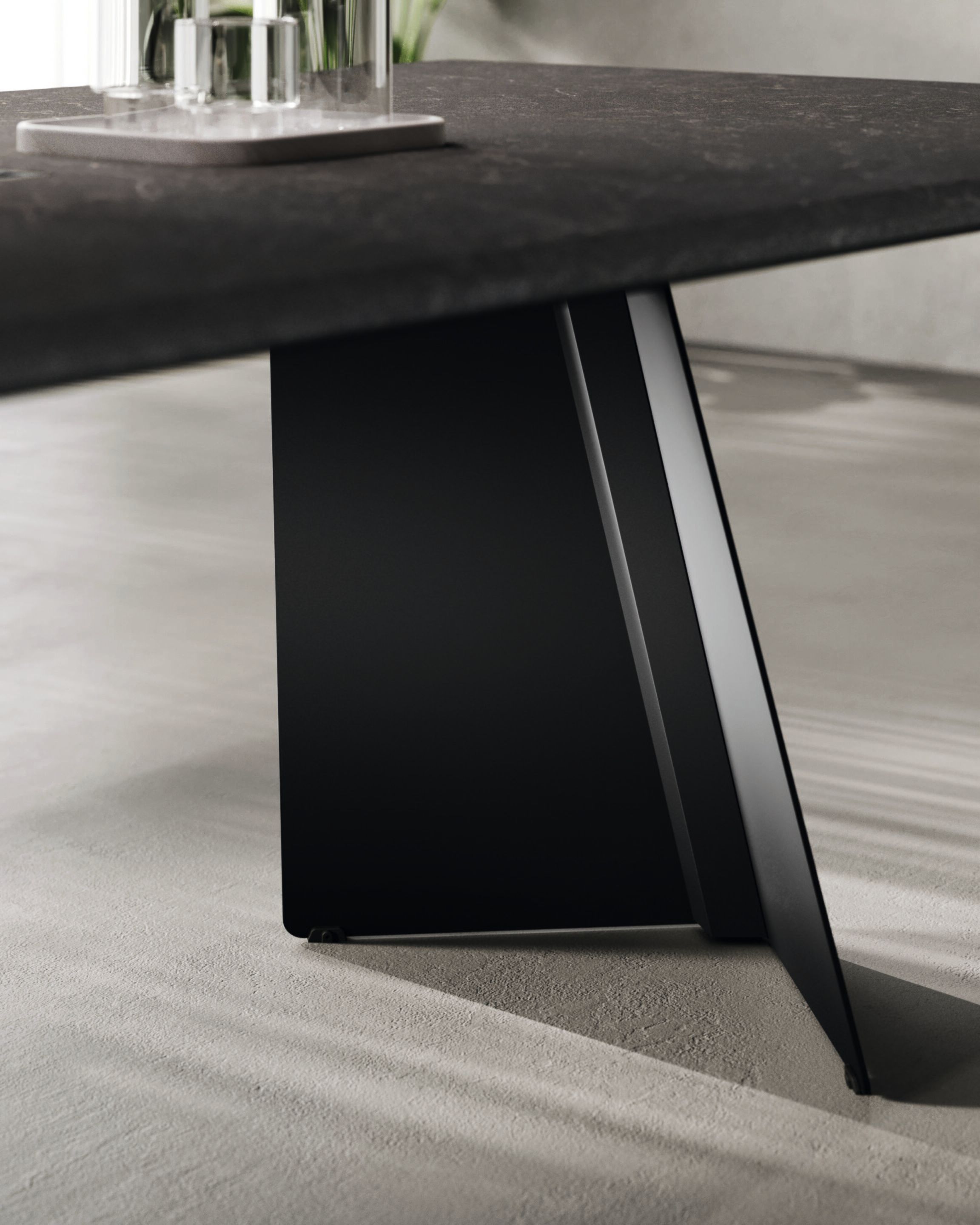 Прямоугольный стол для совещаний с системой люверсов Las Mobili Monolith ARCH-00149849 - Вид №4