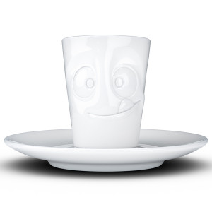 T02.14.01 Кофейная чашка с блюдцем tassen tasty 80 мл белая Tassen by FIFTYEIGHT PRODUCTS