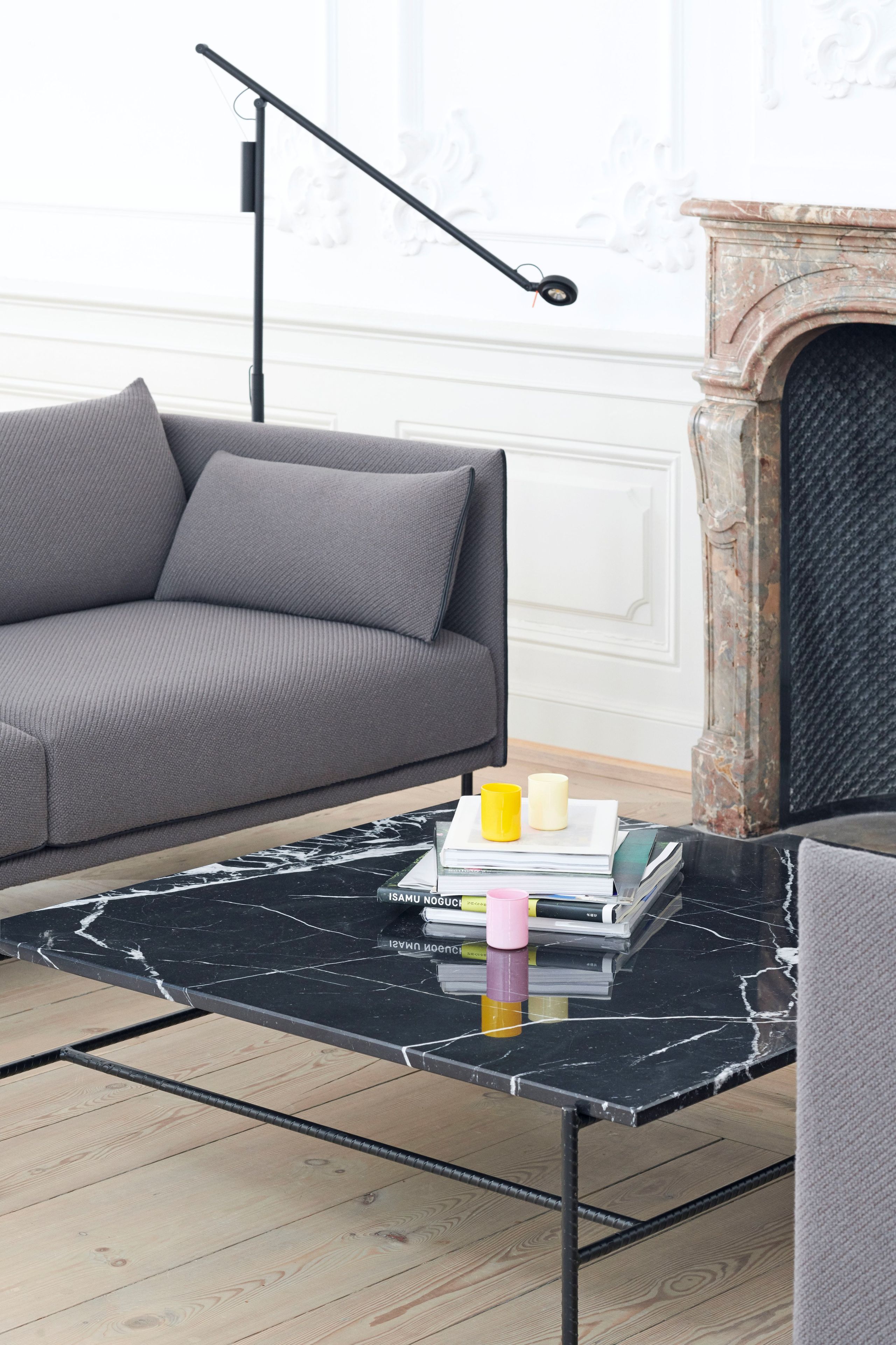Прямоугольный мраморный журнальный столик Hay арматура ARCH-00107983 - Вид №27