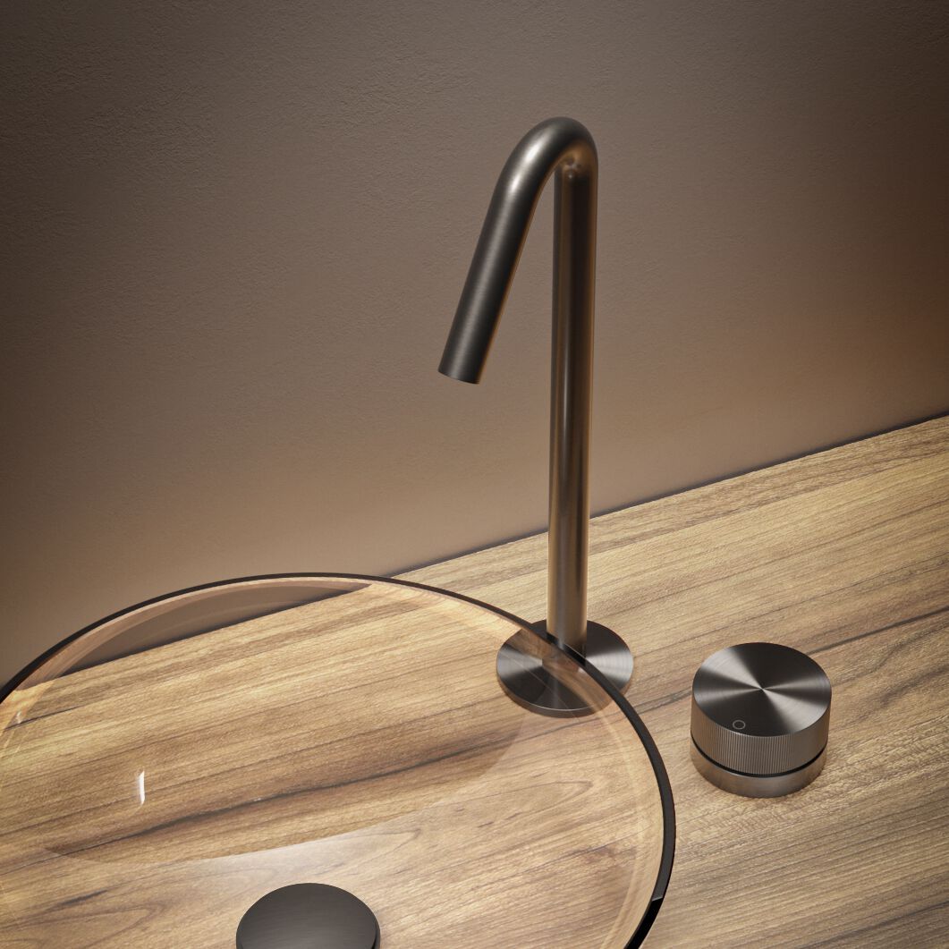 Однорычажный смеситель для раковины из нержавеющей стали Amphora Reel ARCH-00127965 - Вид №3