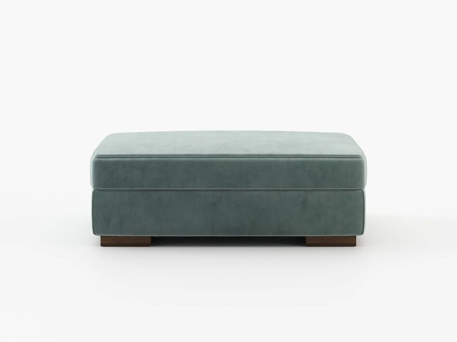 Прямоугольный пуф из ткани Laskasas серый ARCH-00105159 - Вид №2