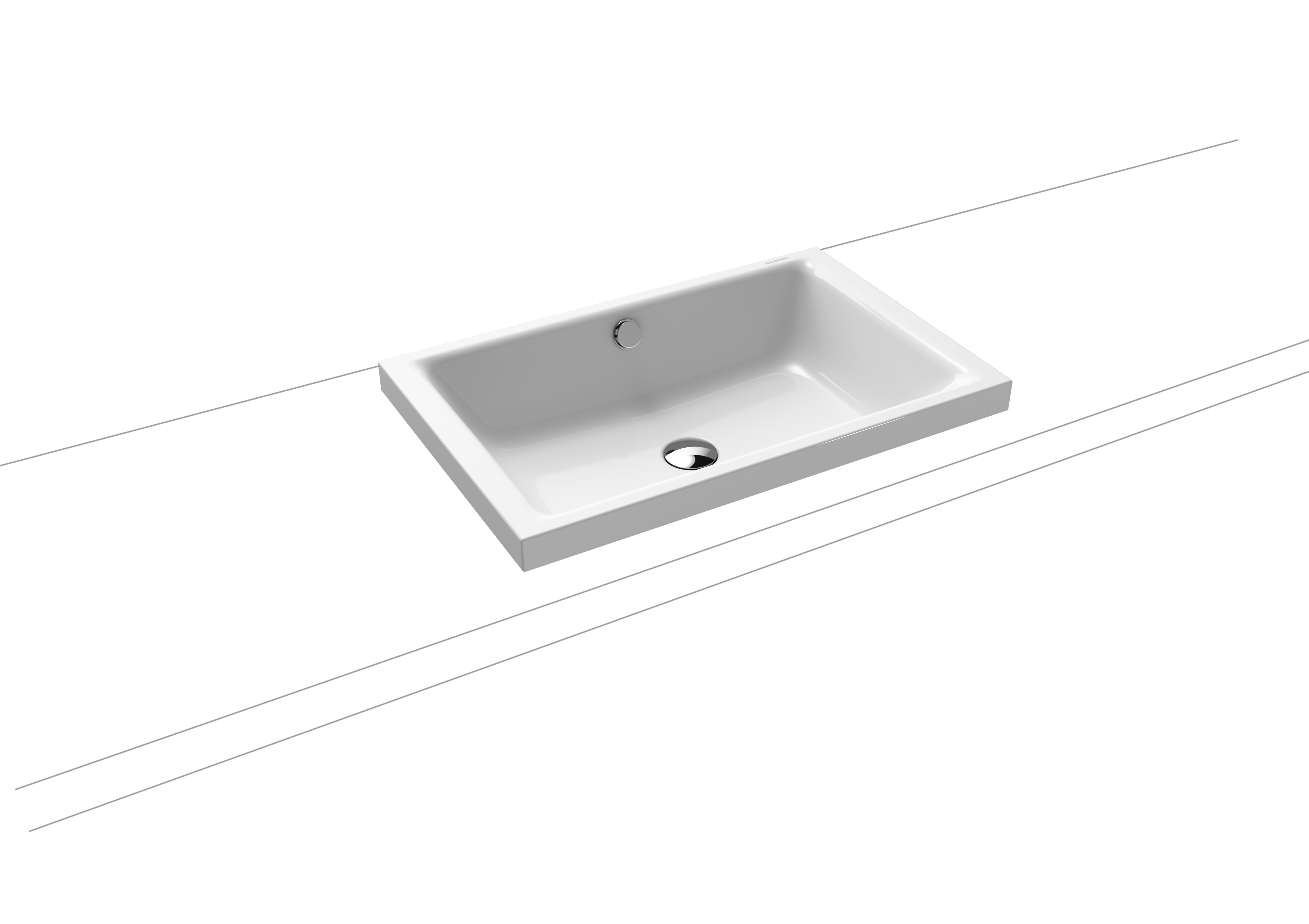 Умывальник KALDEWEI Сталь эмалированная 3173 453 холодный серый 30 31733083453 - Вид №1