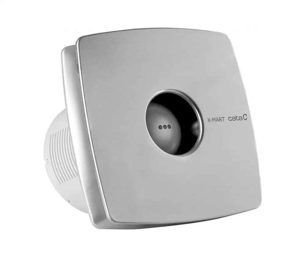 93893752 Вентилятор вытяжной Cata X-MART 15 INOX S D148 мм 42 дБ 320 м³/ч обратный клапан цвет серебро STLM-0603903