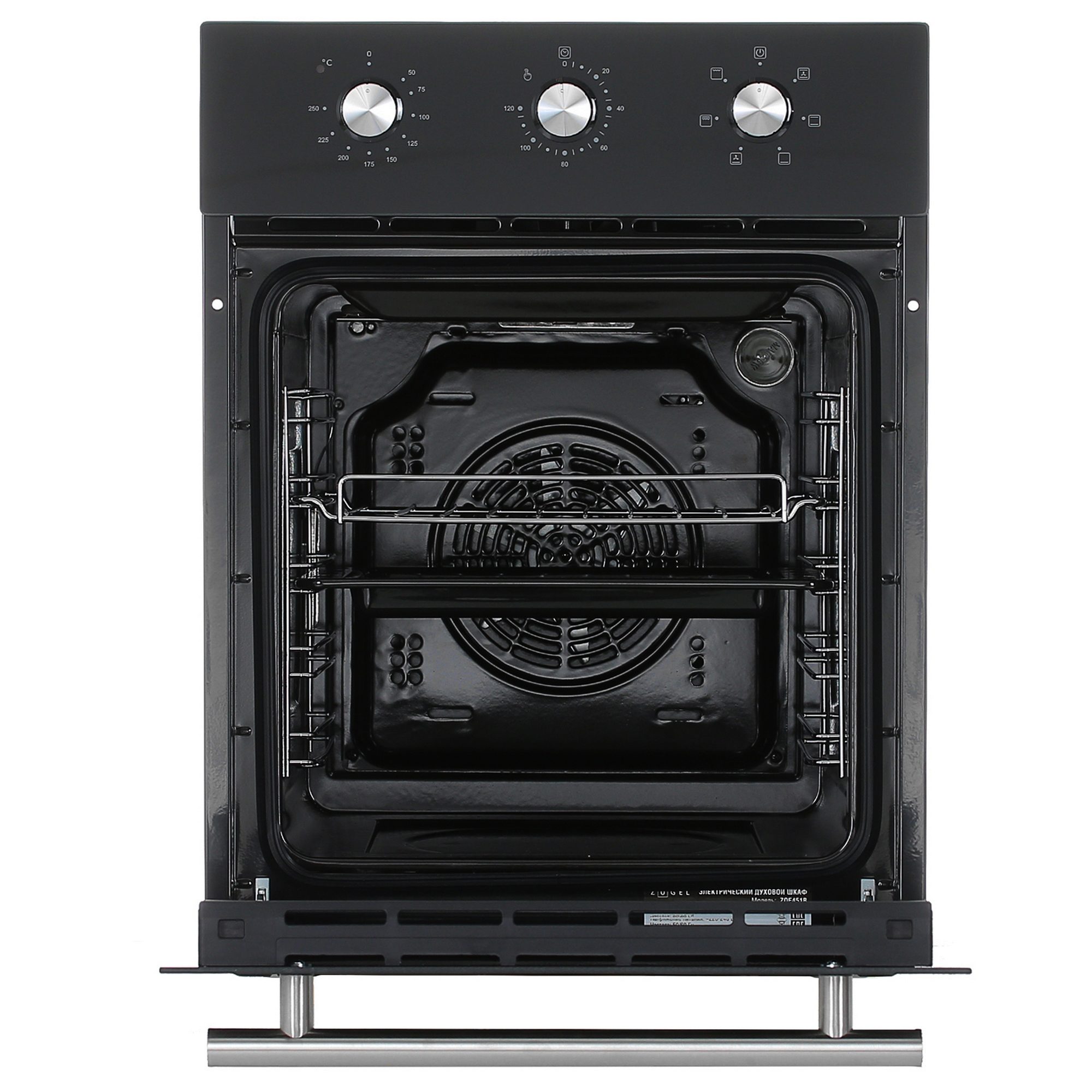 5361910 Электрический духовой шкаф ZUGEL ZOE451B черный STDN-0025857 - Вид №6