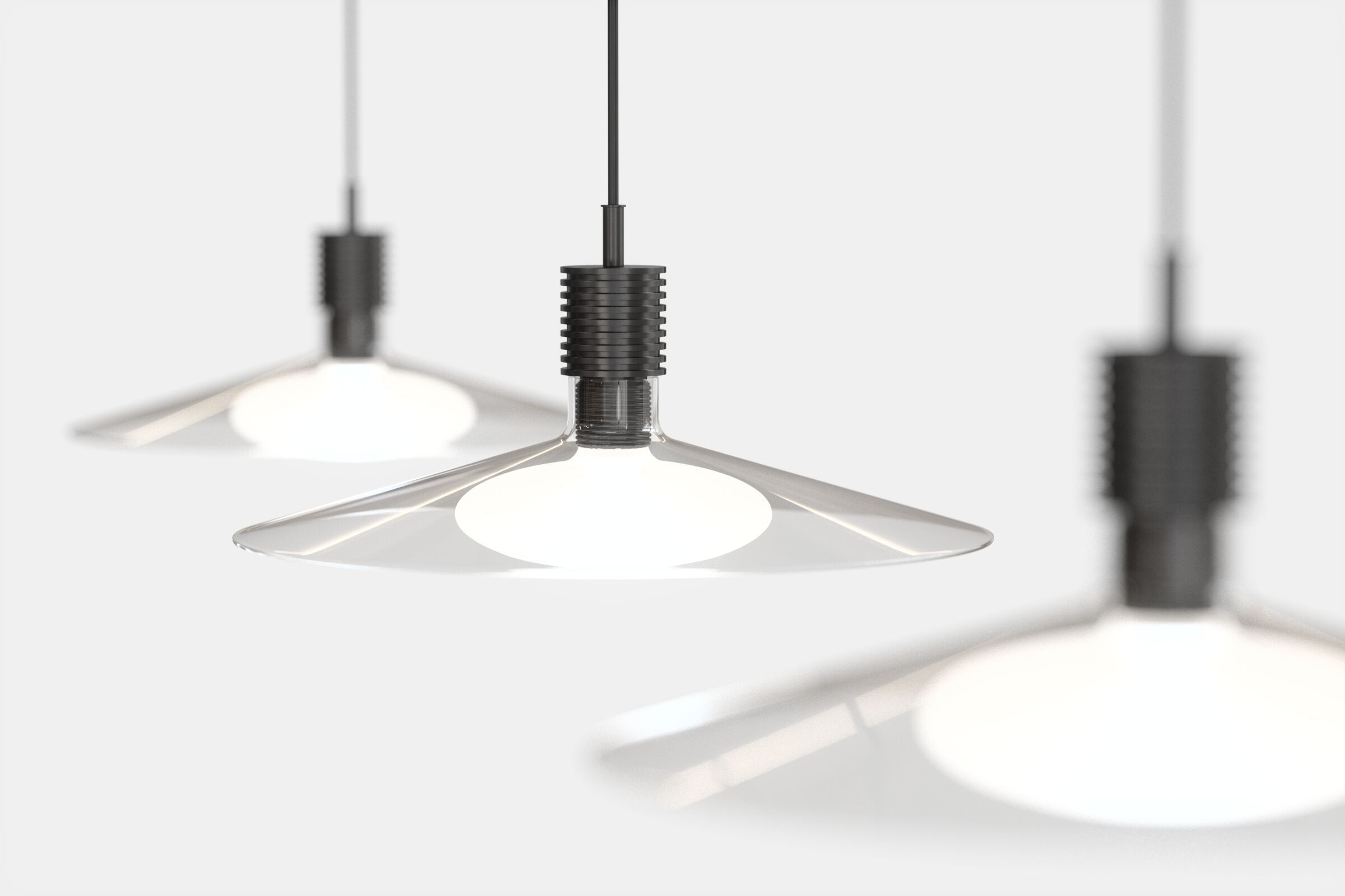 Стеклянный светодиодный подвесной светильник Cangini & Tucci Hydra ARCH-00052773 - Вид №11